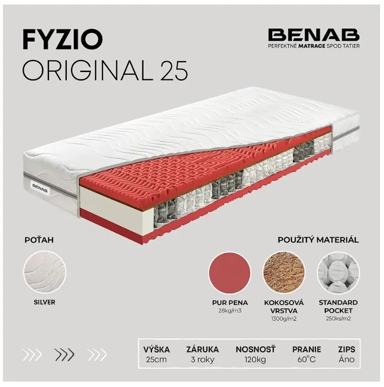 Matrac Benab Fyzio Original 25 195x80 cm