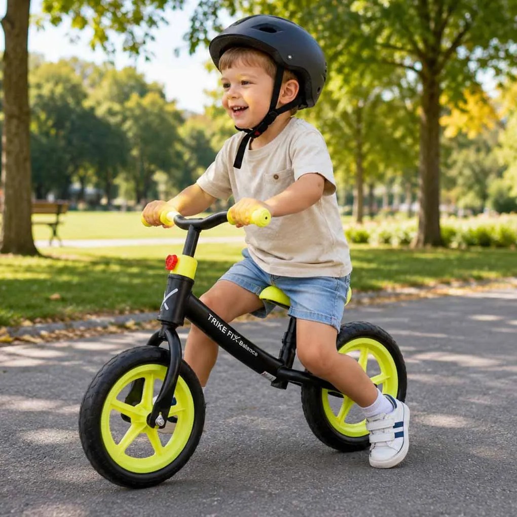 KIK Trike Fix Balance odrážadlo čierno-žlté