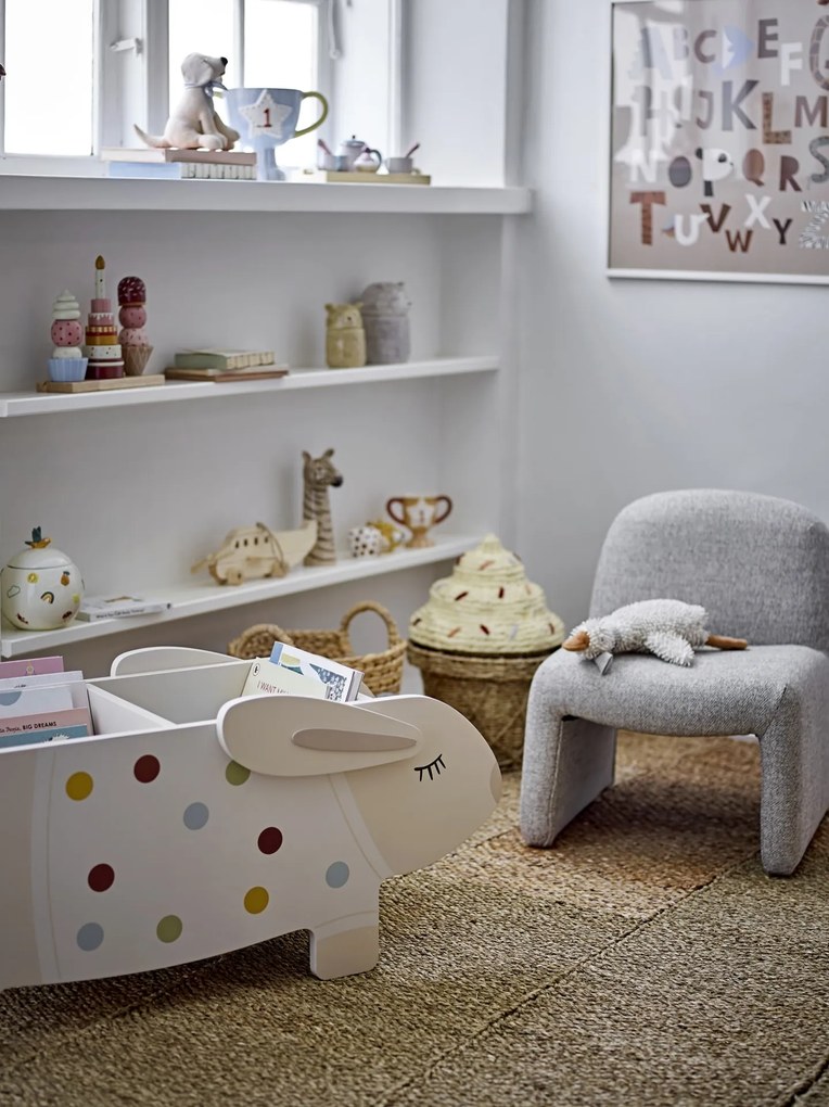 Bloomingville Úložný kôš Cillie Nature 41 cm