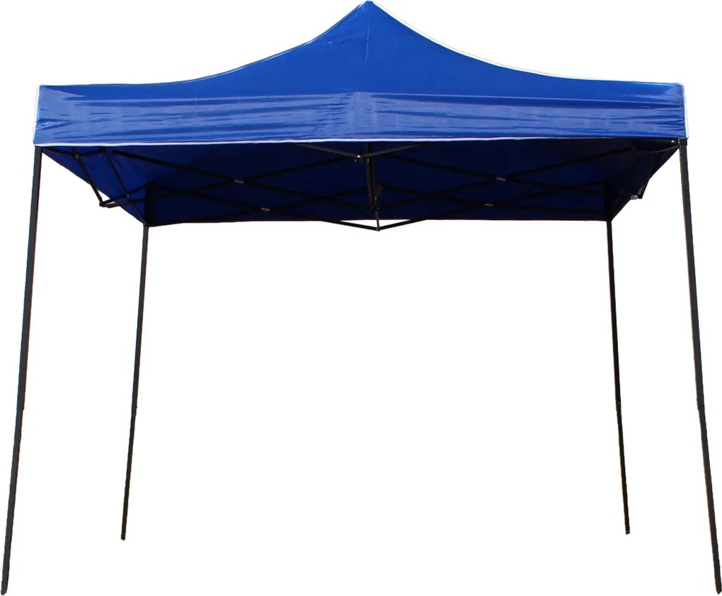 GARDEN LINE Nožnicový stan 3×3 m NAM7458 – modrý záhradný a komerčný pavilón