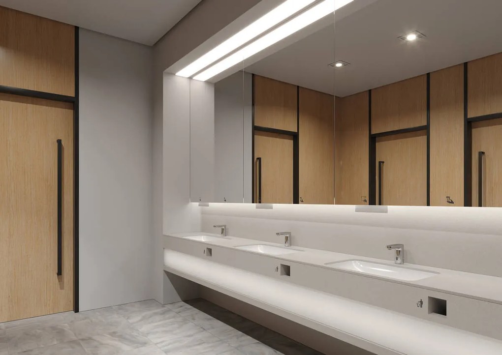 Hansgrohe Vernis Blend, elektronická umývadlová batéria s vopred nastavenou teplotou, napájanie zo siete 230 V, chrómová, HAN-71501000