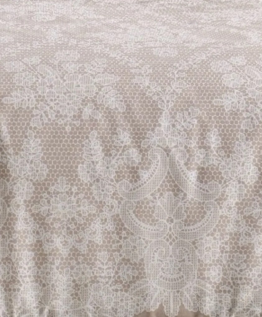 Obliečky bavlnené Ornament exclusive béžový - 1x Vankúš 90x70cm, 1x Paplón 140x200cm