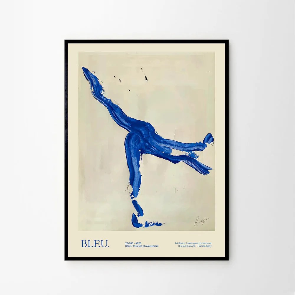 The Poster Club Plagát Bleu by Lucrecia Rey Caro 30x40