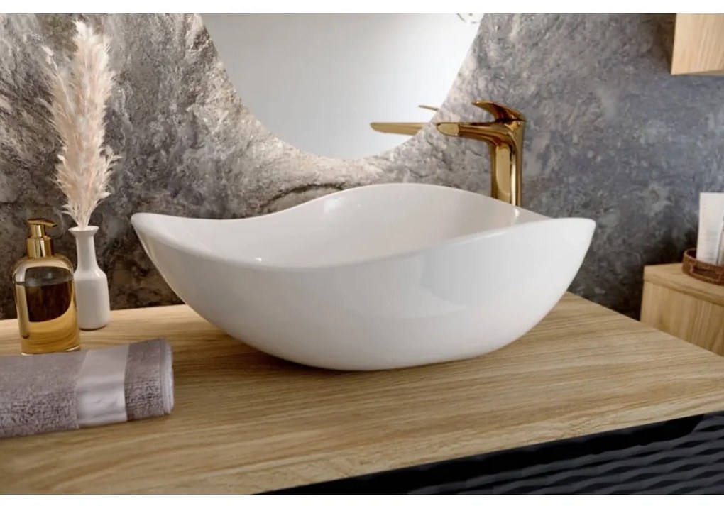 Umyvadlo na desku Cloud 51 cm bílé