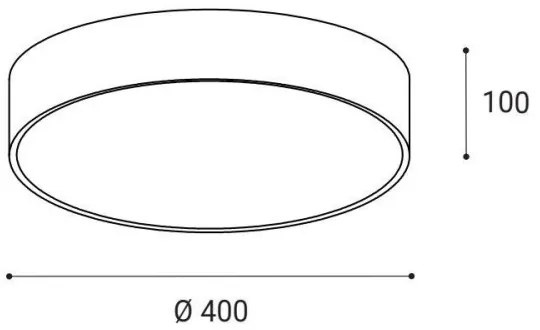 LED2 - LED Stropné svietidlo MONO LED/30W/230V 3000K/4000K čierna