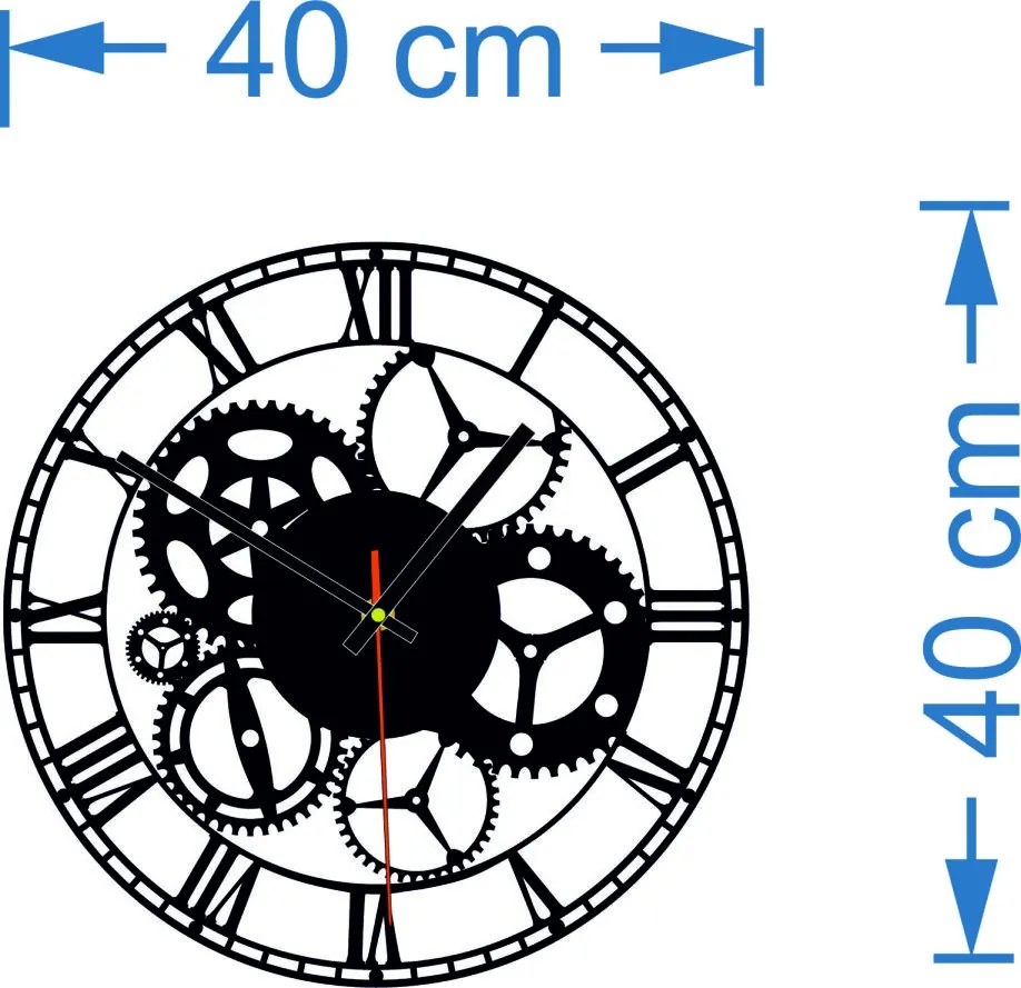 SENTOP | Moderné nástenné hodiny | SENTOP X0071-Trendy wall clock analógové