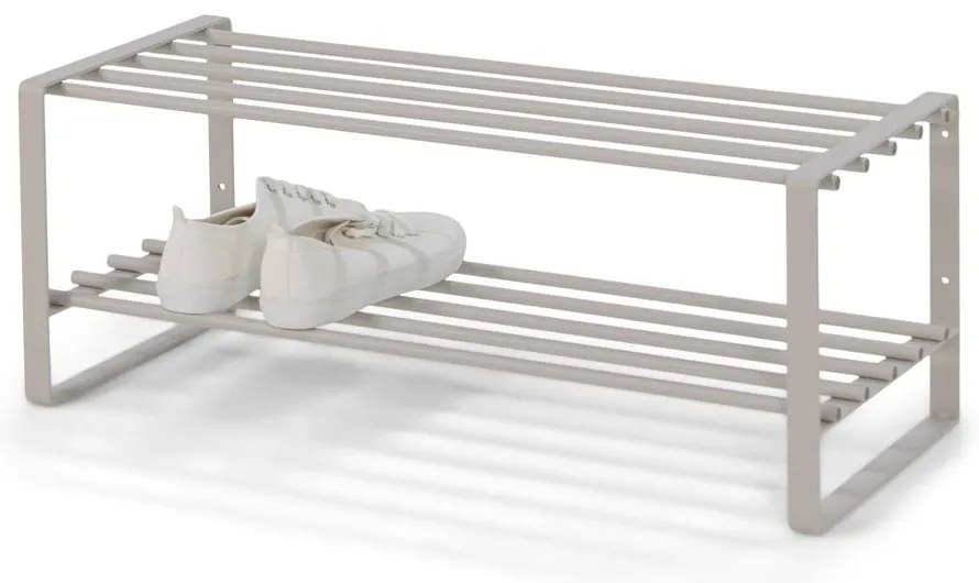 Sivo-béžový kovový stojan na topánky Rex – Spinder Design