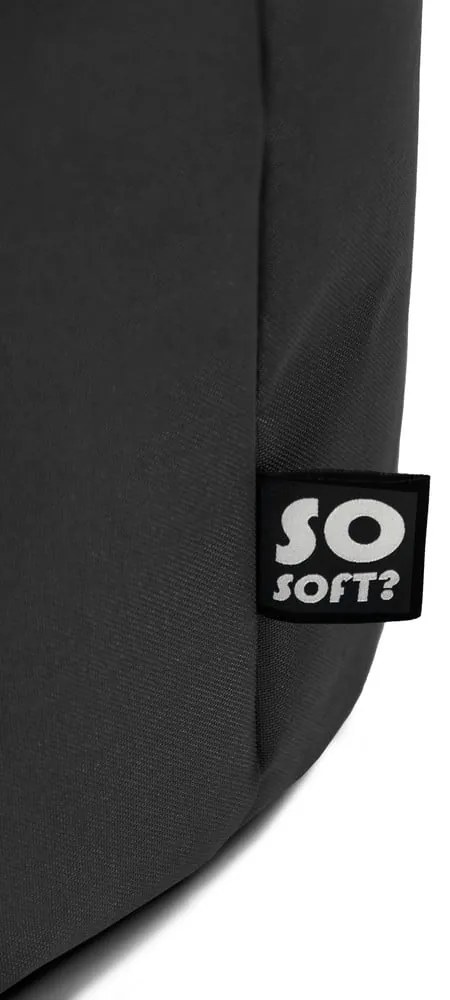 Sivý detský sedací vak Dot M – So Soft?
