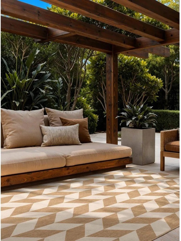 Krémový/v prírodnej farbe vnútorný a vonkajší koberec 160x230 cm Haringey Terrick – Ted Baker