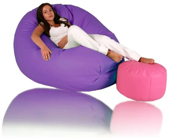 INTERMEDIC SK Sedací Vak Giga Sako Ekokoža Farba: E04 - Oranžová pomaranč (ekokoža)