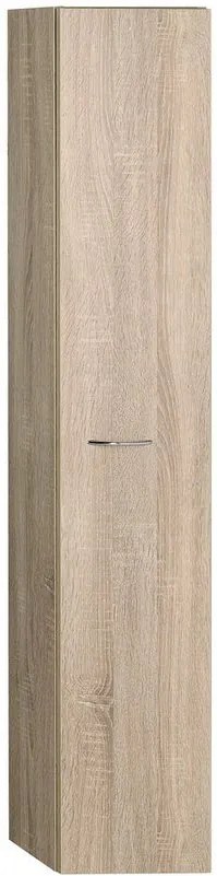 Aqualine Sapho, ZOJA/KERAMIA FRESH skrinka vysoká 25x140x20cm, dub platin