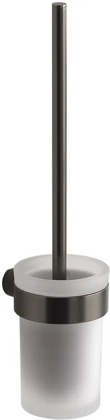 Gedy Gedy, PIRENEI WC kefa závesna, mliečne sklo, grafitová, PI330381