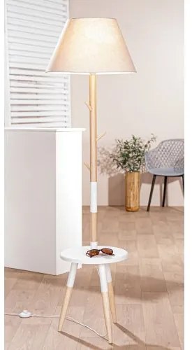 Stojace svietidlo so stolíkom HADERUP