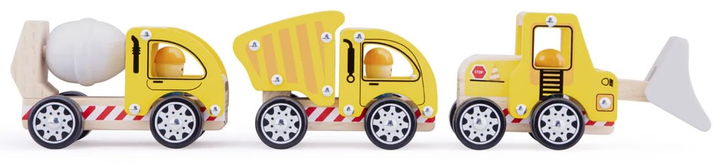Súprava stavebných vozidiel - 3 ks