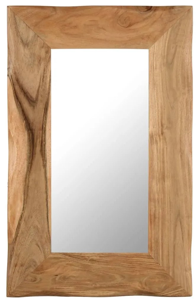 vidaXL Kozmetické zrkadlo z akáciového dreva 50x80 cm