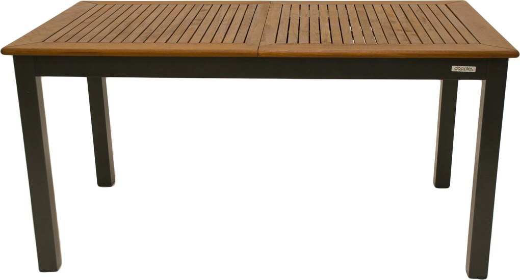 Doppler CONCEPT FSC® - rozkladací stôl s teakovou doskou - 2. akosť (N316)