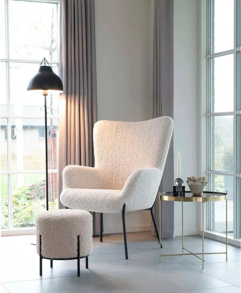 Béžový taburet Alford - House Nordic