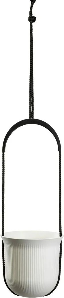 Závěsný květináč AERA HANG 17,9 cm krémový