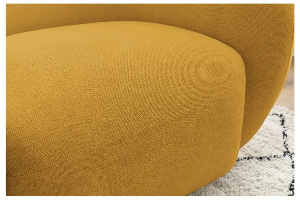 Žlté kreslo Celine – Bobochic Paris