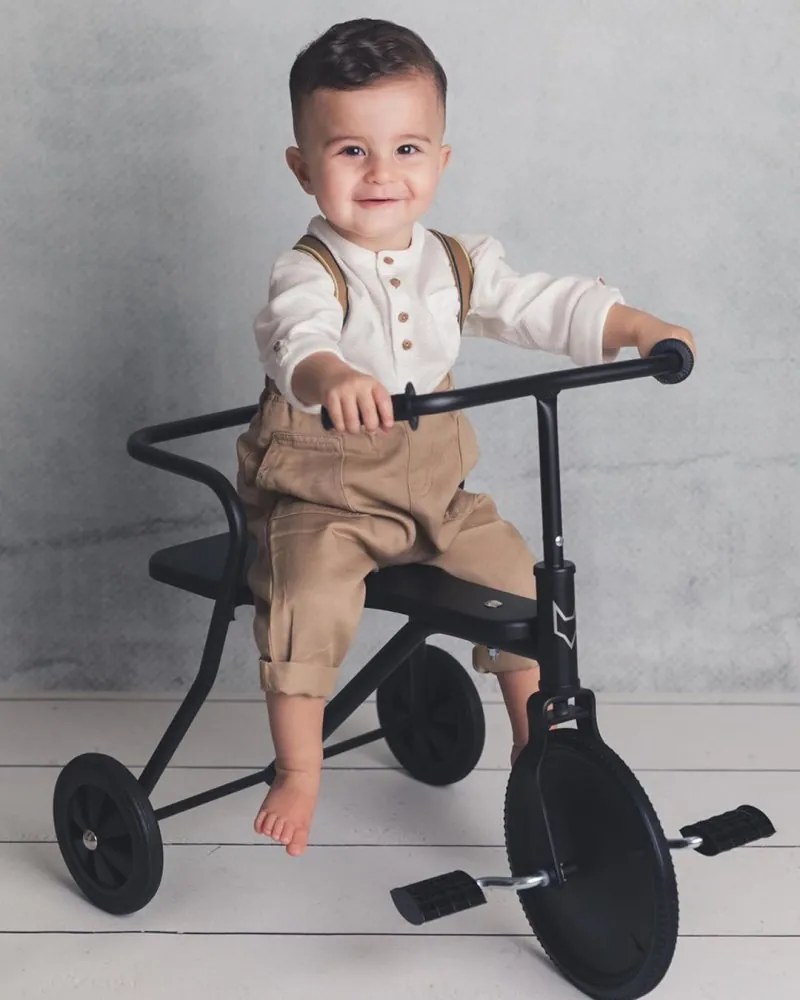 Detská trojkolka čierna