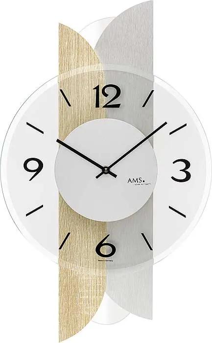 Dizajnové nástenné hodiny 9667 AMS 45cm