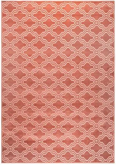 Ružový koberec White Label Feike, 160 × 230 cm