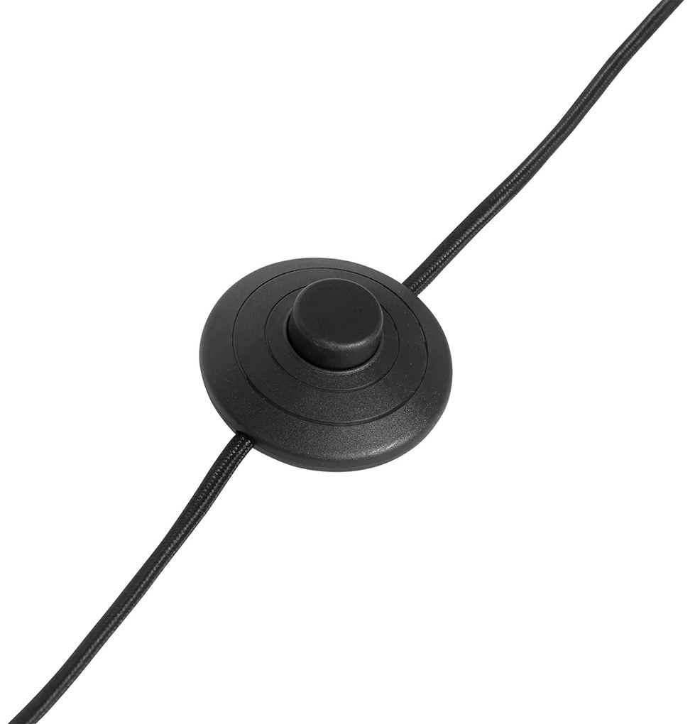 Art Deco stojaca lampa zlatá a opálové sklo - Flore