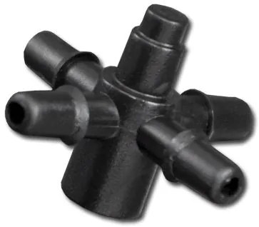 Bradas Rozbočka 4-cestná pre ostrekovače a tyčové kvapkadlá 4 x 4 mm