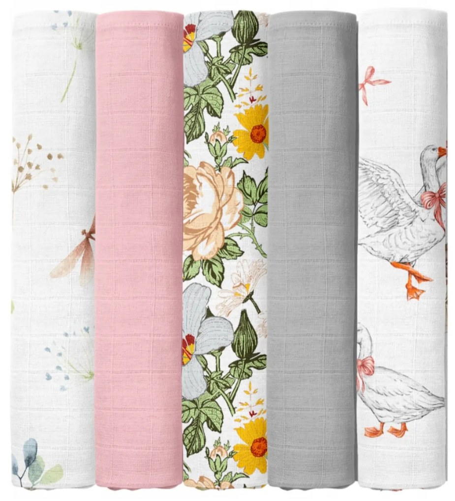 Vulpi Bavlnené plienky 70x80 5v1 D