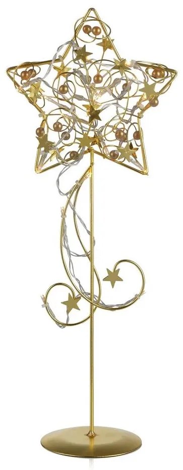 Markslöjd 703900 - LED Vianočná dekorácia HAGABERG 20xLED/0,5W/230/24V zlatá