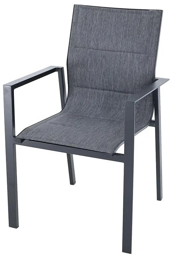 Záhradná stolička Alva šedá