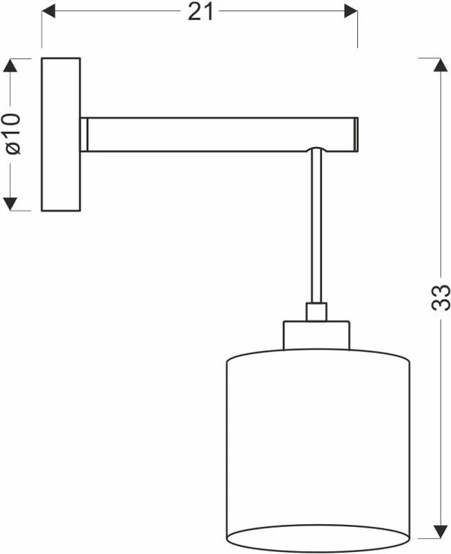 Candellux Nástenné svietidlo Combi pre žiarovku E27 21-39965