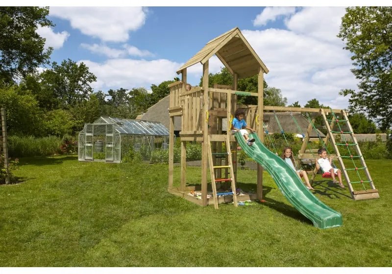 Ihrisko Jungle Palace so šmykľavkou a modulom Climb frame 2.0