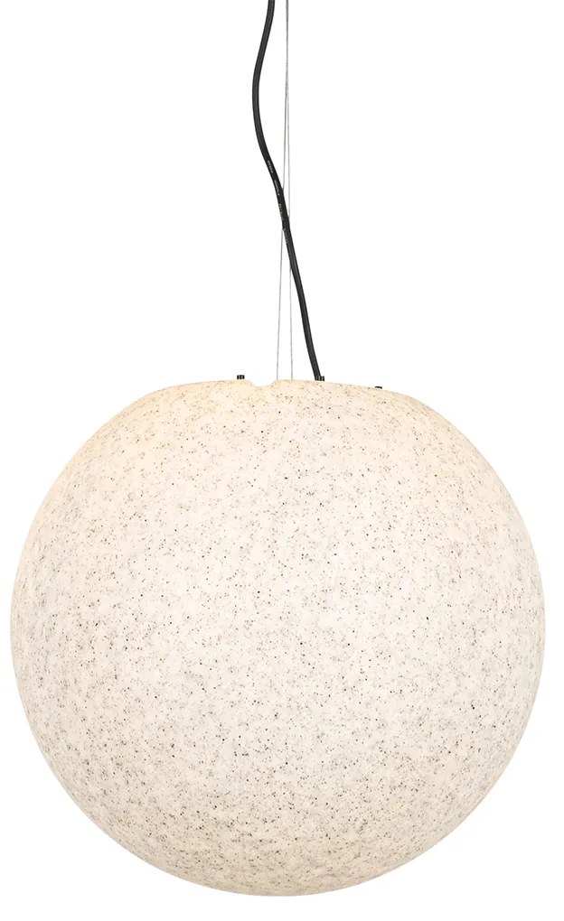 Moderná vonkajšia lampa sivá 45 cm IP65 - Nura