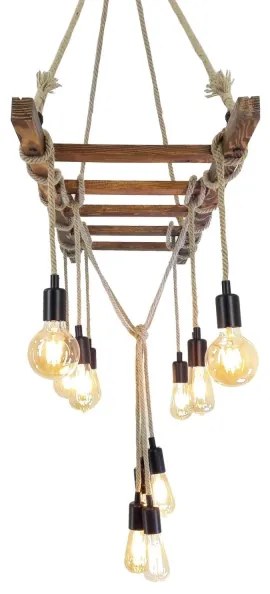 Luster na lanku MERDIVEN 12xE27/40W/230V