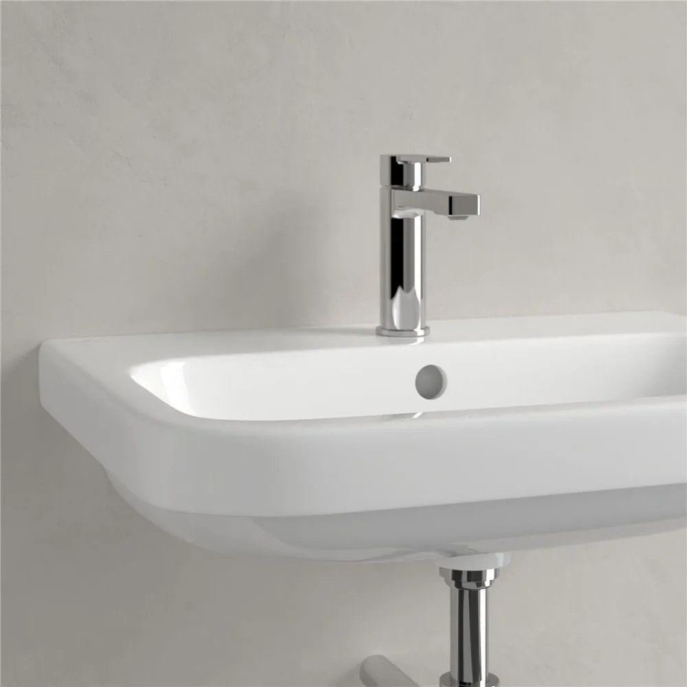 VILLEROY &amp; BOCH Architectura závesné umývadlo s otvorom (spodná strana brúsená), s prepadom, 650 x 470 mm, biela alpská, 4188KG01