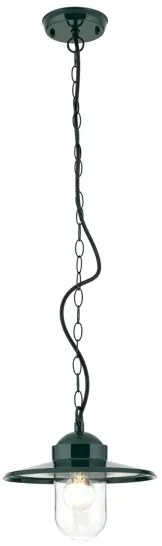 Orion AL 11-1318 - Vonkajšie závesné svietidlo EDWARD 1xE27/60W/230V IP44 zelená