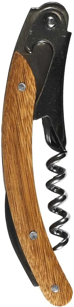 STOJAN NA VÍNO + VÝVRTKA GRAVINO 26,5X5X3 CM HNEDÁ