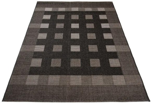 Koberec Floorlux 20203 strieborný / čierny