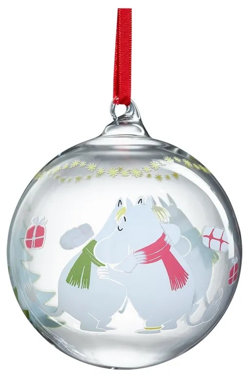 Vianočná ozdoba Moomin Happy holidays 9cm
