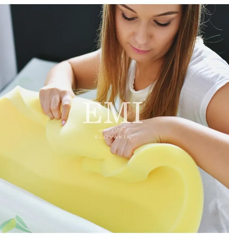 Povrchový matrac z pamäťovej peny bez obliečky 4 cm EMI, 120x200 cm