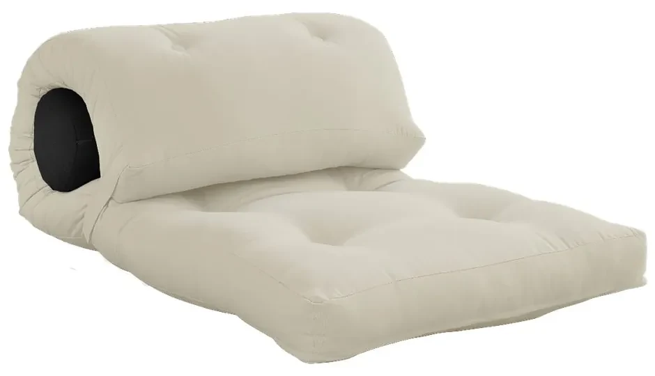 Sivobéžový futónový matrac 70x200 cm Wrap Beige/Dark Grey – Karup Design