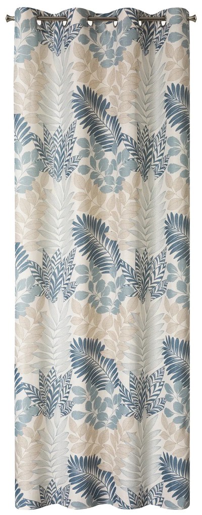 ZÁVES NA KRÚŽKOCH LENNY 140X250 CM VZOROVANÁ