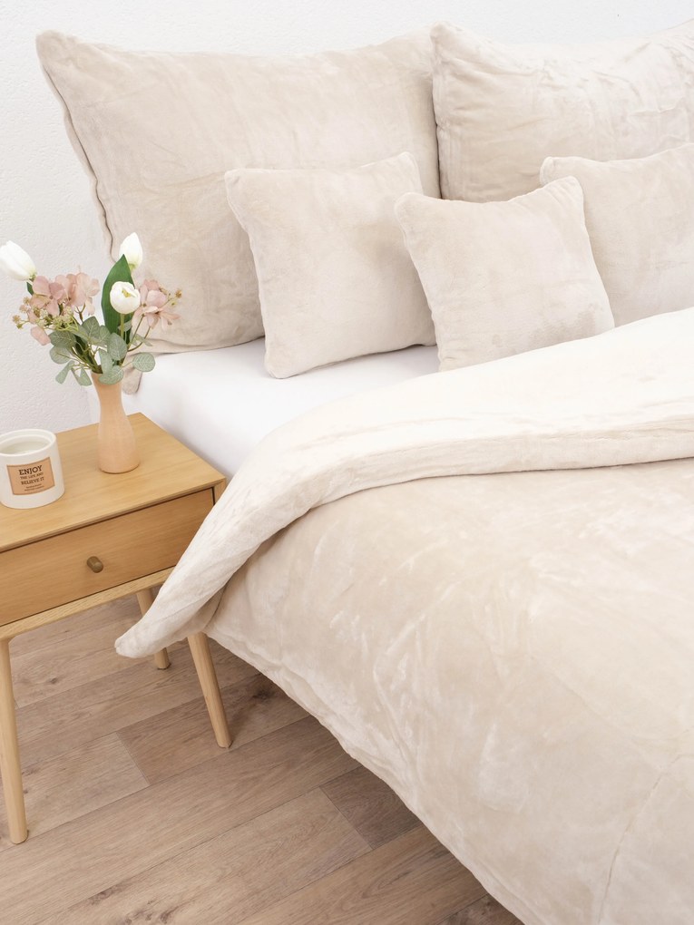 Francúzske obliečky mikroplyš Exclusive – Laura prírodná