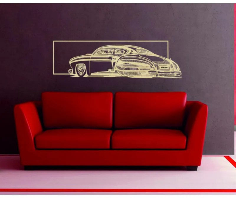 Drevený obraz automobilového nadšenca I SENTOP PR0319