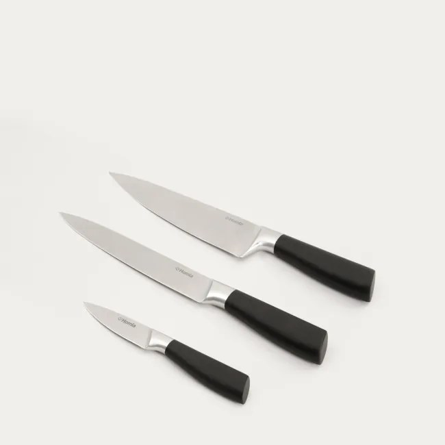 Sada troch nožov LIBA čierna 774737