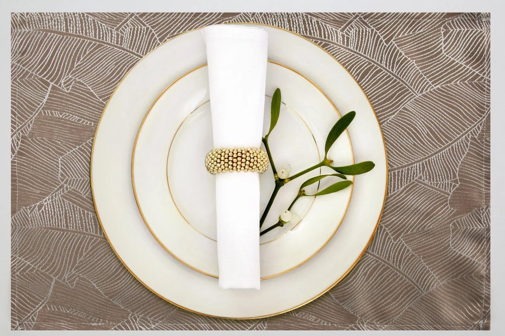 SADA 4 KS PRESTIERANIE NA STÔL ISLA 30X40 CM RUŽOVÁ