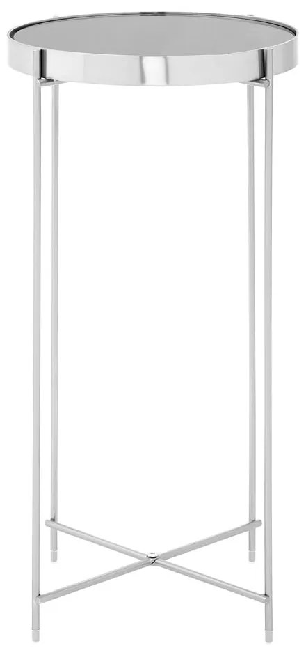 Okrúhly odkladací stolík so sklenenou doskou ø 33 cm Allure – Premier Housewares