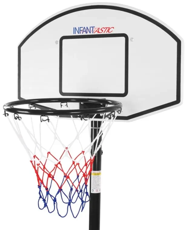 Basketbalový kôš s kolieskami, nastaviteľný 148-236 cm