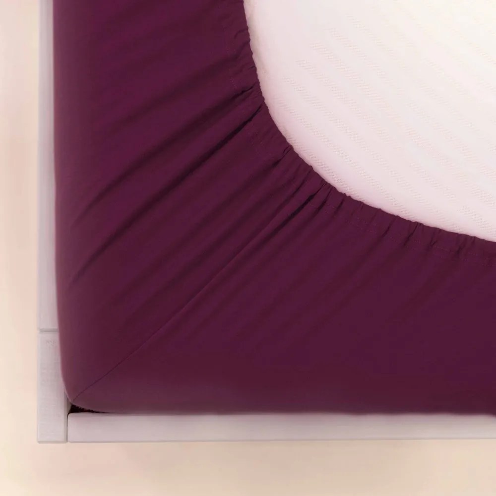 Polášek Jersey plachta s elastanom - Svetlozelená | 180 x 200 cm